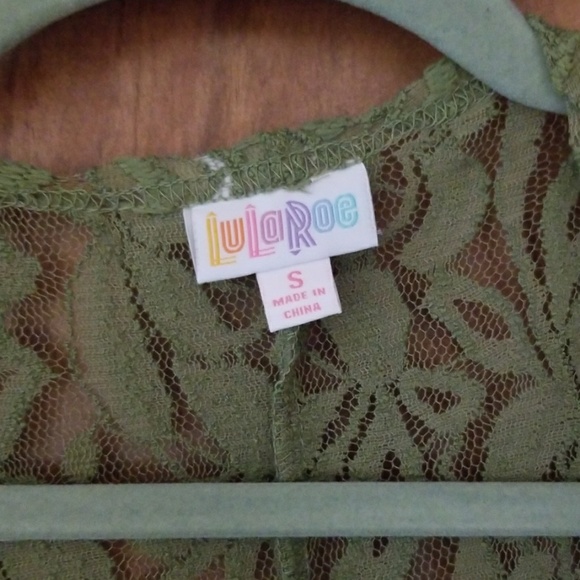 Lularoe Lace Joy Vest size small - Picture 2 of 2